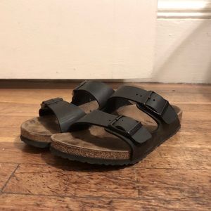 [BIRKENSTOCK] Black Arizona Narrow Sandals